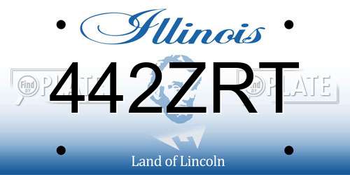 442ZRT Illinois License Plate