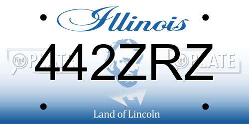442ZRZ Illinois License Plate