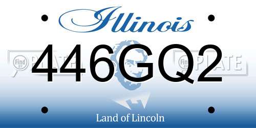 446GQ2 Illinois License Plate