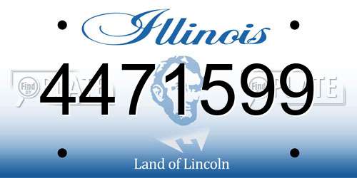 4471599 Illinois License Plate