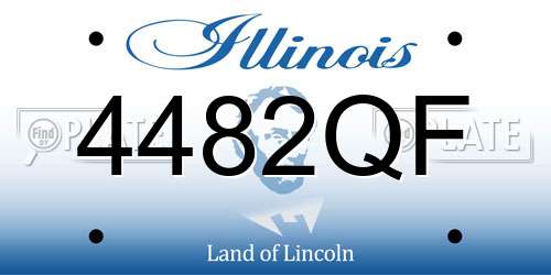 4482QF Illinois License Plate