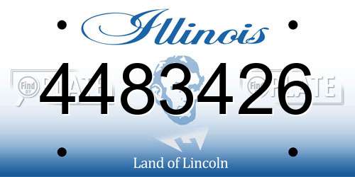4483426 Illinois License Plate