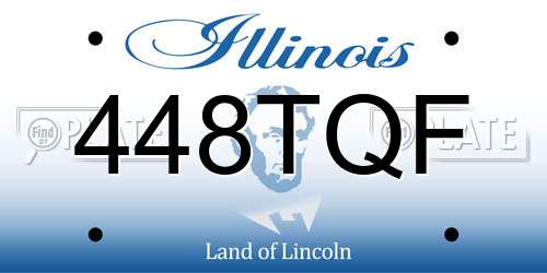 448TQF Illinois License Plate