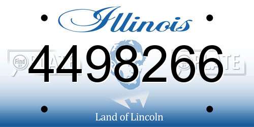 4498266 Illinois License Plate