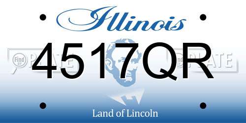 4517QR Illinois License Plate