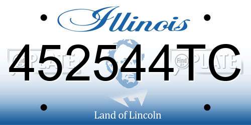 452544TC Illinois License Plate