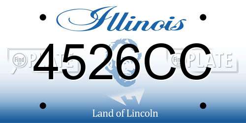 4526CC Illinois License Plate