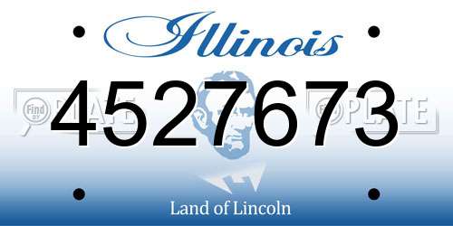 4527673 Illinois License Plate