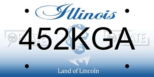 452KGA Illinois License Plate