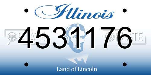 4531176 Illinois License Plate