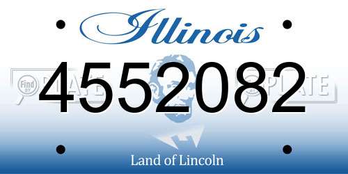 4552082 Illinois License Plate