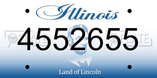 4552655 Illinois License Plate
