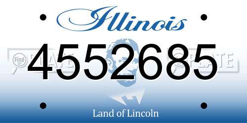 4552685 Illinois License Plate