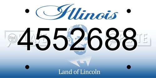 4552688 Illinois License Plate