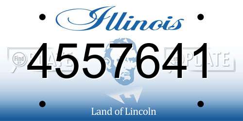 4557641 Illinois License Plate