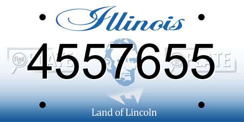 4557655 Illinois License Plate