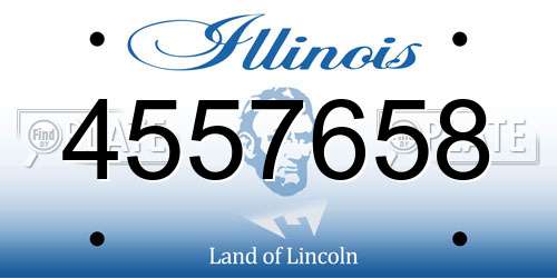 4557658 Illinois License Plate
