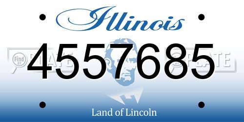 4557685 Illinois License Plate