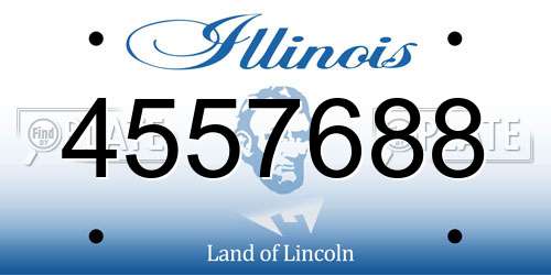4557688 Illinois License Plate