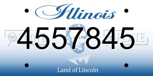 4557845 Illinois License Plate