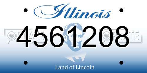 4561208 Illinois License Plate