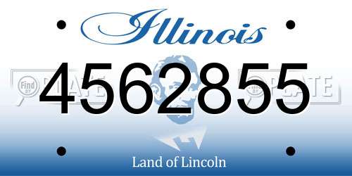 4562855 Illinois License Plate