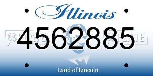 4562885 Illinois License Plate