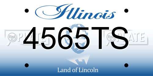 4565TS Illinois License Plate