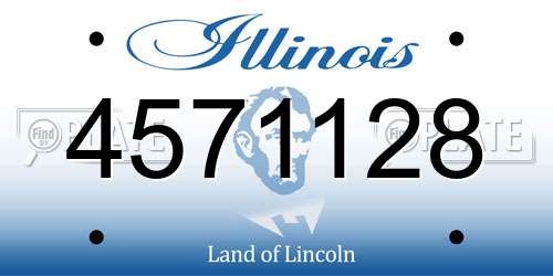 4571128 Illinois License Plate