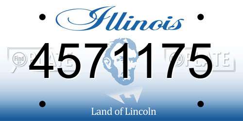 4571175 Illinois License Plate