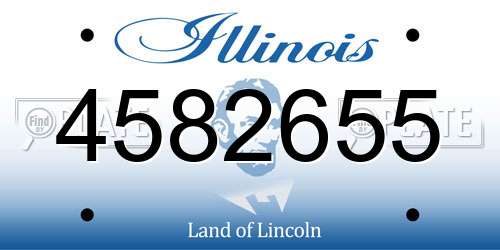 4582655 Illinois License Plate
