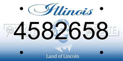4582658 Illinois License Plate