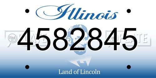 4582845 Illinois License Plate