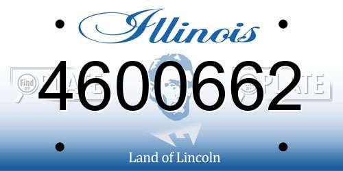 4600662 Illinois License Plate