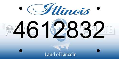 4612832 Illinois License Plate