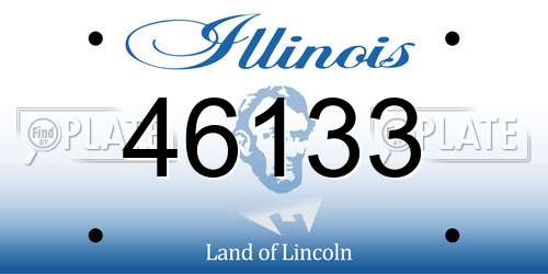 46133 Illinois License Plate