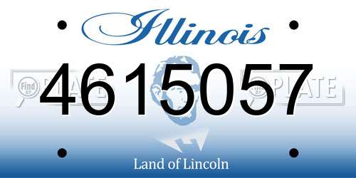 4615057 Illinois License Plate
