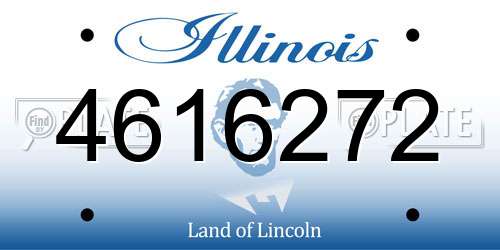 4616272 Illinois License Plate