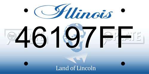 46197FF Illinois License Plate