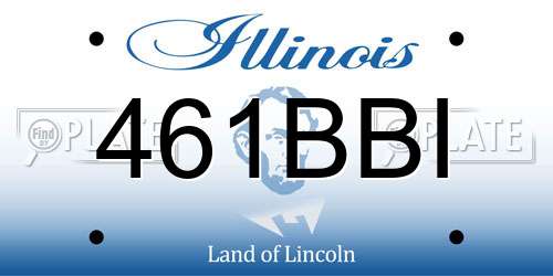 461BBI Illinois License Plate