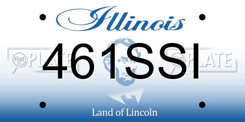 461SSI Illinois License Plate