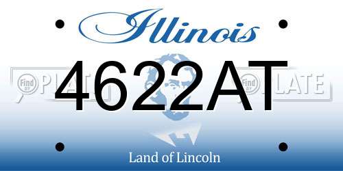 4622AT Illinois License Plate