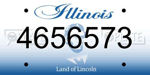 4656573 Illinois License Plate