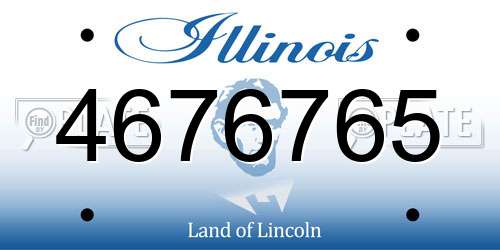 4676765 Illinois License Plate
