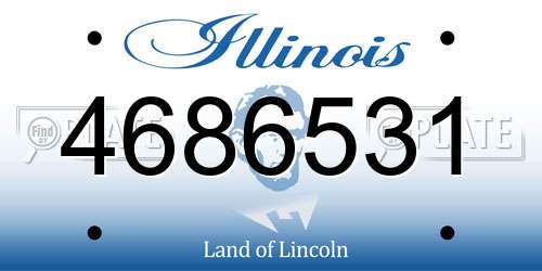 4686531 Illinois License Plate