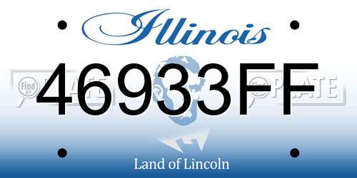 46933FF Illinois License Plate