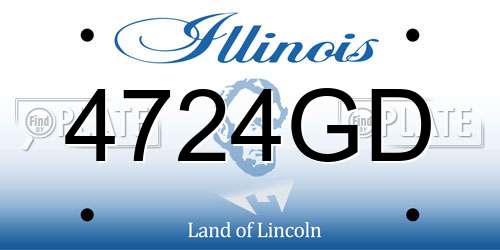 4724GD Illinois License Plate