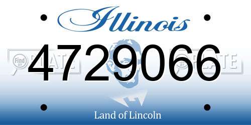 4729066 Illinois License Plate