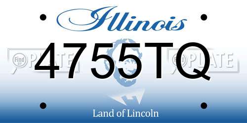 4755TQ Illinois License Plate