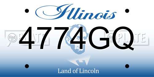 4774GQ Illinois License Plate